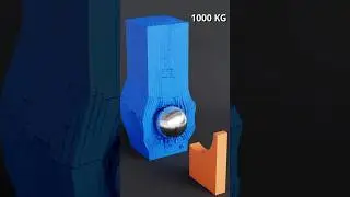 Satisfying 3D Physics: Metal Balls Destroy a Tower of 25,000 Cubes