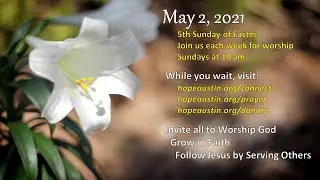Join Us for Worship 05-02-21 - #hopeaustin