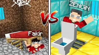 FAKİR HAPİSTEN KA&Ccedil;IŞ VS ZENGİN HAPİSTEN KA&Ccedil;IŞ - MİNECRAFT