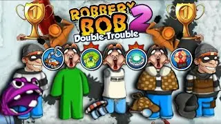 Robbery Bob 2 - All Costumes Funny Gameplay Part 535