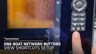 One-Boat Network Buttons & How to Customize | Humminbird XPLORE Fish Finder