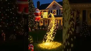 Solar Santa Claus Watering Can Lights Vintage Metal Outdoor Garden Decoration
