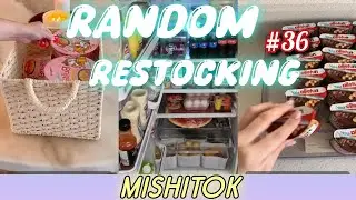 RANDOM RESTOCKING ASMRCOMPILATION#36 #asmr#restock#packingorders#organization #mishitok#nocopyright 