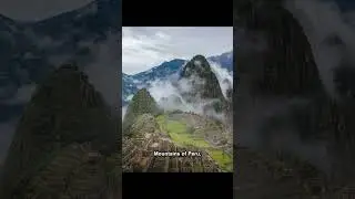 Machu Picchu 🇵🇪 | Nestled High in the Andes Mountains of Peru #traveltips #explore #peru
