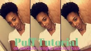 Puff Tutorial + Night Routine on Medium-Length Hair
