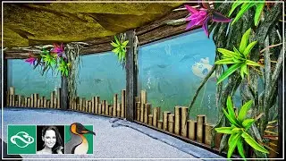 I Built a HIGHLY DETAILED Asian Small-Clawed Otter habitat with underwater viewing in Planet Zoo