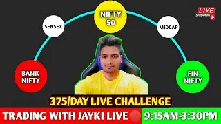 🔴Learn Stock Market With Jayki  Day 357/375 Streaming Challenge || 08 January 2026 || Stock Market