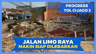 Pelebaran Jalan Limo Raya, Makin Banyak Bangunan Yang Dibongkar