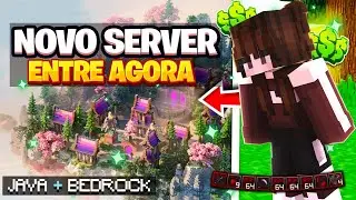 NOVO SERVIDOR SEMI-ANARQUICO PARA JAVA E BEDROCK - Pirata e Original