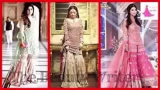 Latest trend of sharara designs 2017 &2018   (Part - 1)