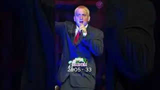 EMINEM THEN AND NOW 🎉🎉🎉 #music #mockingbird #rapgod #eminem #eminemfans #trending #shortvideo #new