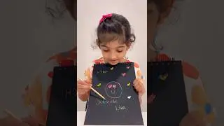 Rainbow🌈 Magical ✨Scratch Paper Note| Scratch Book #shorts #kidsvideo #kidsfun #trending#unboxing