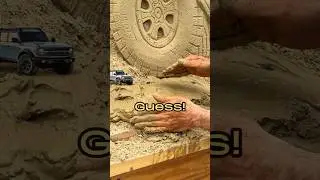 SUV sand car sculpture, Part 4, #sandart #sculpture #bronco #ford #art