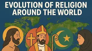 EVOLUTION OF RELIGION IN THE WORLD 🌏 #viral #geography #religion #history  