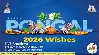 Votive Shrine Daily Mass | Live Stream | January 15, 2026, Thursday, 7:00 AM | Tamil Mass