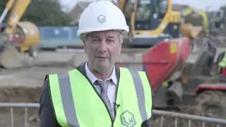 Market Field School October update - The foundations are going in.