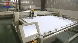 Richpeace computerized single head quilting machine  fixed head type