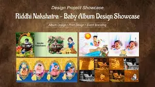 ✨ Riddhi Nakshatra &ndash; Baby Album Design Showcase ✨Theme: Snow White & The Seven Dwarfs
