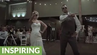 Incredible father & daughter wedding dance routine