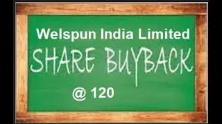WELSPUN INDIA LIMITED  buyback from Zerodha Mobile app