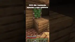 NUNCA mais uso redstone...#shorts #minecraft #redstone #vinicius13