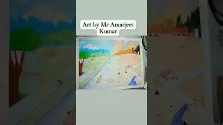 Save environment save nature poster chart drawing 👌 my lovely ❤️  like share comment 👍 friends 😍🥰😘