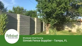 Simtek Fence Supplier Tampa, FL | Wholesale Vinyl Fencing