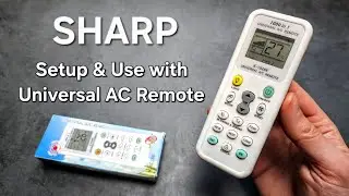 Инструкция по настройке и использованию кондиционера SHARP с универсальным пультом дистанционного...