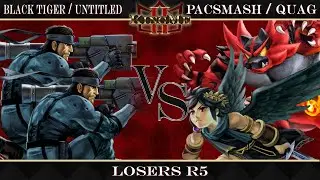 Black Tiger & Untitled vs PacSmash & Quag - King Me II Big Brother Doubles Losers Round 5