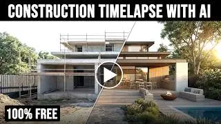 Create Viral Construction Timelapse with AI (100% FREE) 🔥
