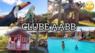 CLUBE AQUÁTICO AABB #associação   #bancodobrasil com várias #piscinas   #areadelazer e #toboggan.