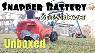 Unboxing Snapper XD 82-Volt 20-Inch Battery Snowblower