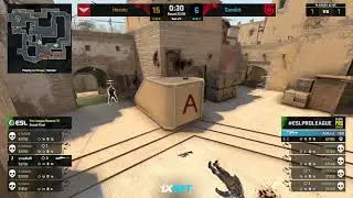 Heroic vs Gambit cadiaN 1v4 clutch