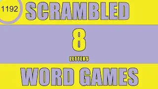 Scrambled Word Games-  | Can you guess all scrambled words? Jumbled Words| Guess the Word Games