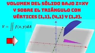 💥Volumen con Integral Doble | Coordenadas Rectangulares 2