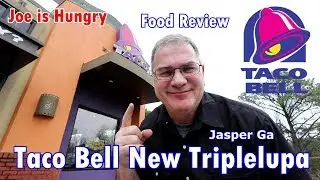 Taco Bell New Triplelupa Review | Joe is Hungry 🌶🌮🌯🌮🌯  TacoBell's Chalupa Triple