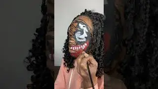 Venom #facepaint #facepainting #venomfacepaint #zurifx