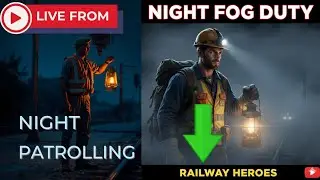 Life of Railway employee | NIGHT PETROLING | FOG duty | #railway #safety @shubhankarmishraofficial 