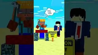 Help Herobrine To Break Bedrock And Win 🥇 Credit:- @oreETV #minecraft #shorts