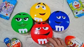 ASMR Tapping & Crinkling on M&M'S Tins (No Talking) with Candy Unboxing for Sleep