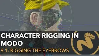 Character Rigging in Modo | Part 9.1: Rigging the Eyebrows