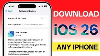 📱 iOS 26 Kaise Download Kare? | Full Guide in Hindi 🔽