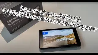 Import af rute / GPX-fil til BMW Connected Ride Navigator - HOW TO IMPORT GPX/ROUTE