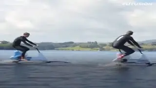 Manta5 Hydrofoil Bike Prototype Demo Reel Futusion HD