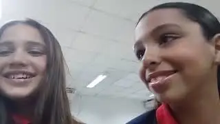 Fui no heliporto com a minha escola!