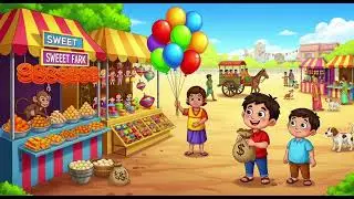 Dosti Ka Lalach | Funny Cartoon Story in Hindi | 2D Animation  
