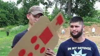 Tired of blank cardboard targets? Try this....