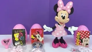 Disney Fashion Minnie Mouse with Minnie Mouse Surprise Eggs| Kids Station