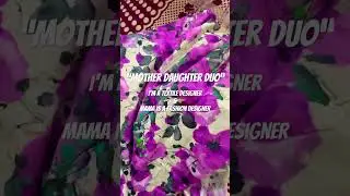 Mother-Daughter DUO 💕 #unstitchedcollection #sewingtutorial #summerfashion #art #craftastherapy