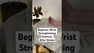 Beginner Wrist Strengthening Exercise After Stroke #workout #wrist #stroke